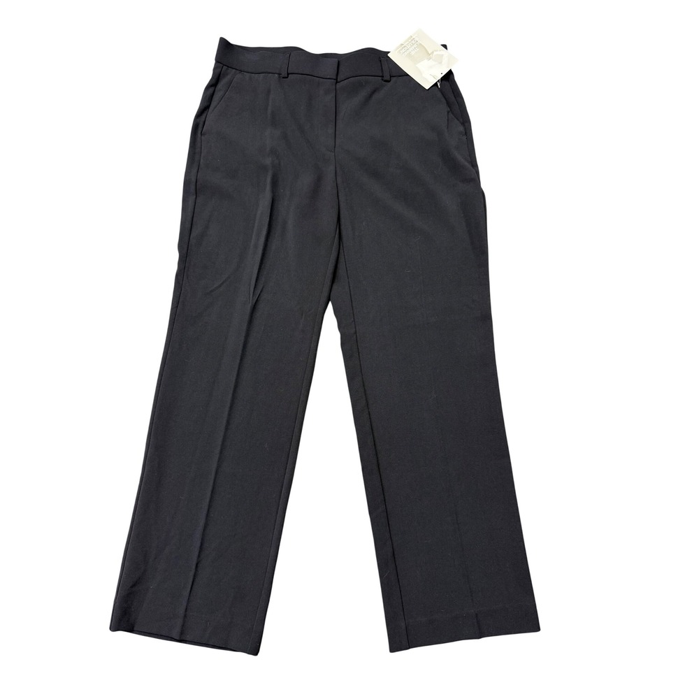 Sag Harbor Novelty Pants Womens 10P Black New Slimming Solution Stretch Petite
